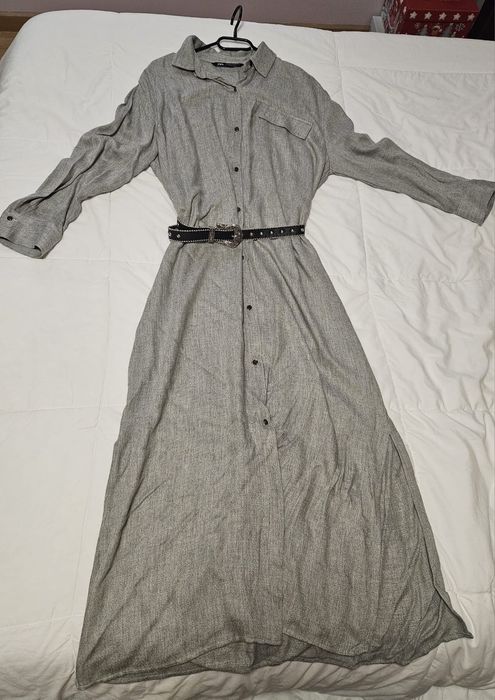 Vestido comprido Zara