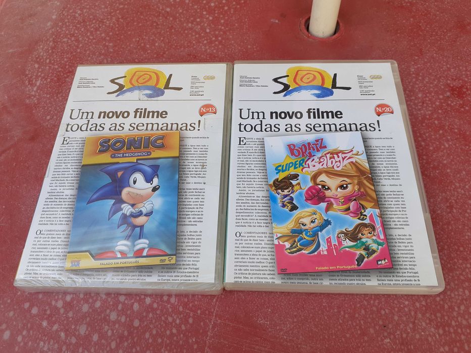 DVDs -Bratz, Gladiformers, Macacos Espaço e outros(NOVOS) (SELADOS)