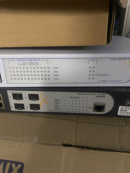 Комутатори  світчи 3СOM SUPERSTACK III 3300 (24 PORT)
