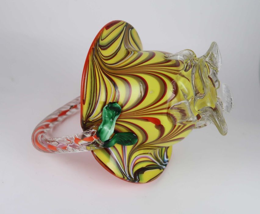 Cesta em vidro murano 22.5 cm