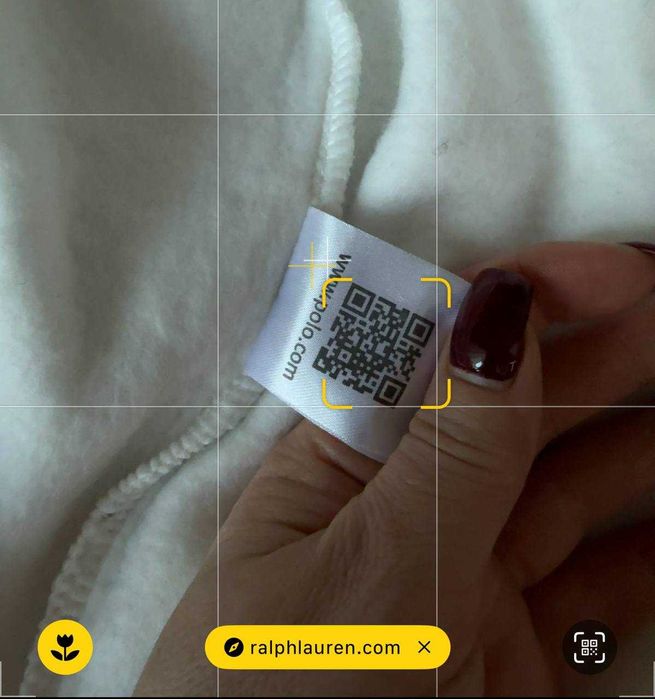 Bluza z kapturem Polo Ralph Lauren, biała, polarowa, zapinana na zamek