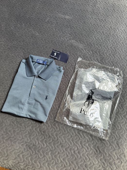 Polówka Ralph Lauren grafitowa DOSTAWA GRATIS