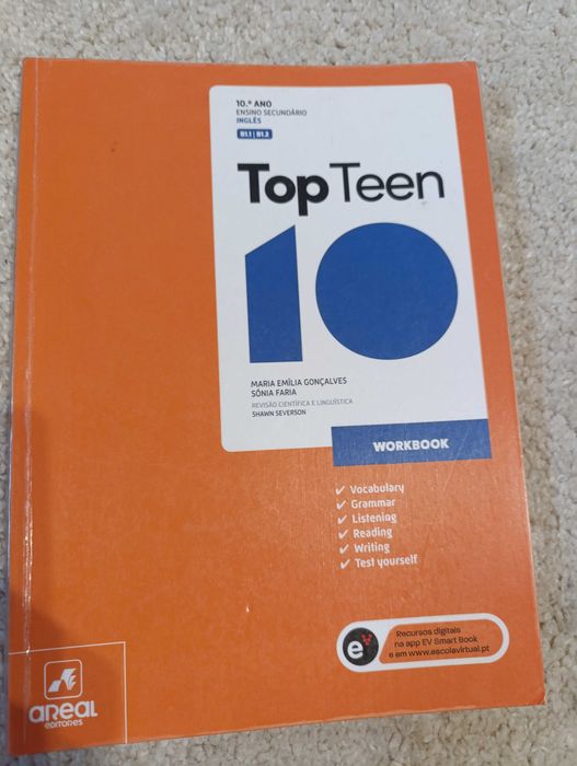 Top teen 10 - Livro de fichas inglês 10°ano