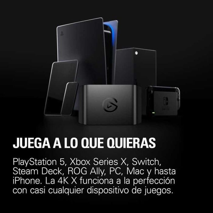 ISG Elgato Game Capture 4K X Placa de Captura de Vídeo Externa UltraHD 4K 144Hz USB-C