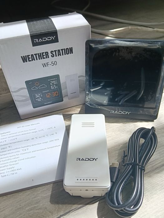 Метеостанція Raddy WF-50(домашня,бездротова)