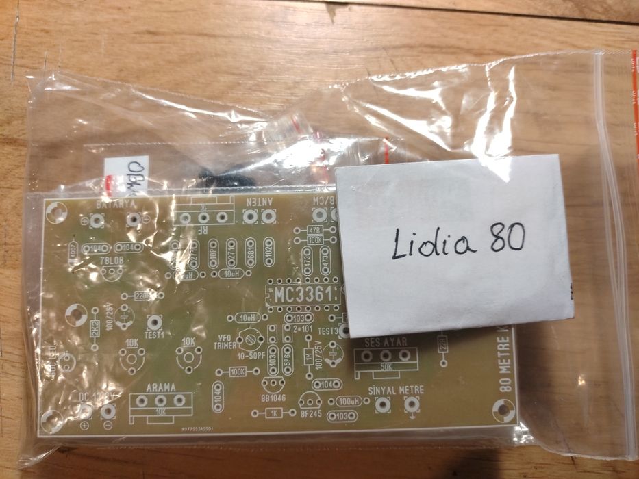 PCB odbiornik krótkofalarski Lidia 80/ plus ewentualnie  ZESTAW