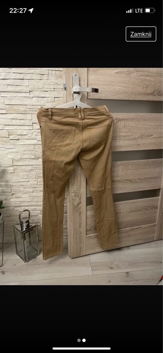 Spodnie bezowe m/l