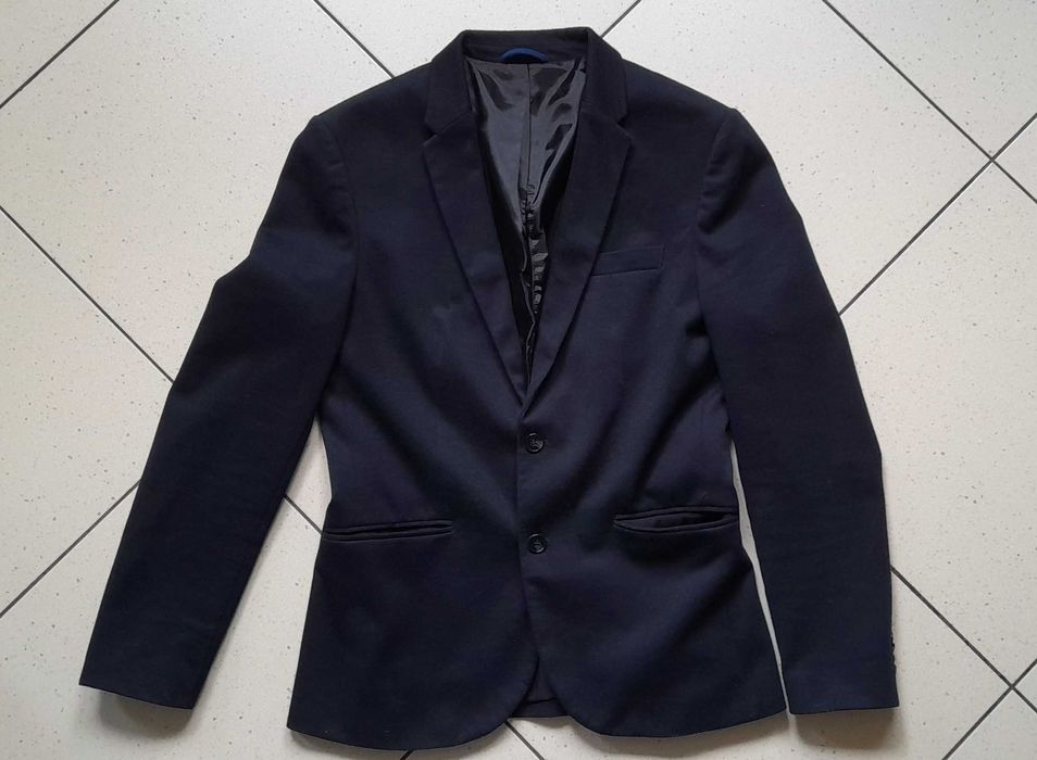 ZARA MAN marynarka męska L, granatowa