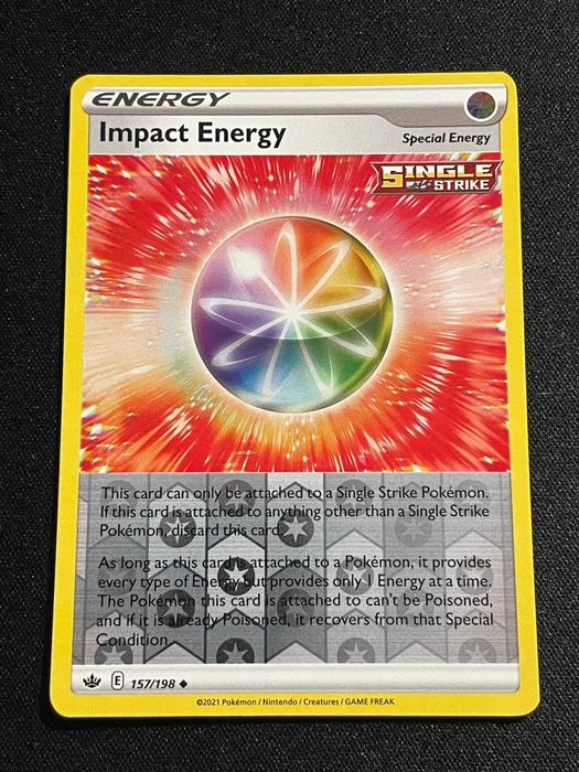 Carta Pokémon Impact Energy 157/198 Chilling Reign