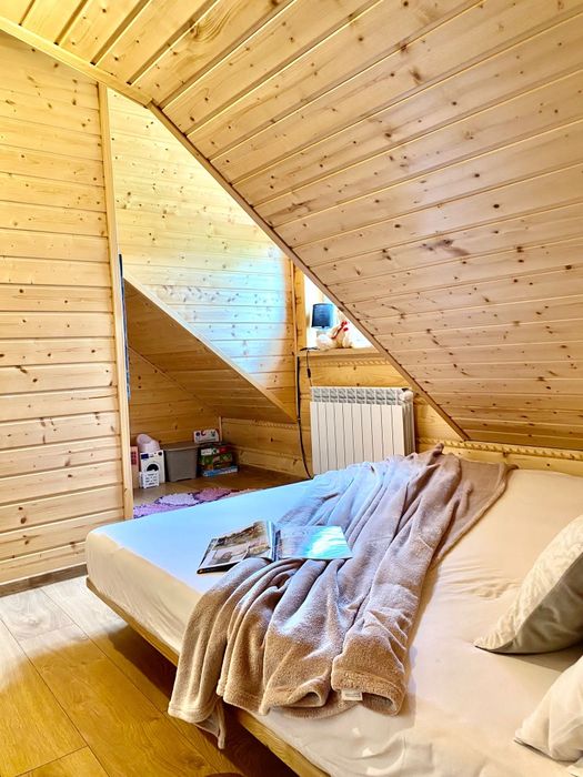 Bieszczady domek z bania, jacuzzi kominek Majówka  w Bieszczadac