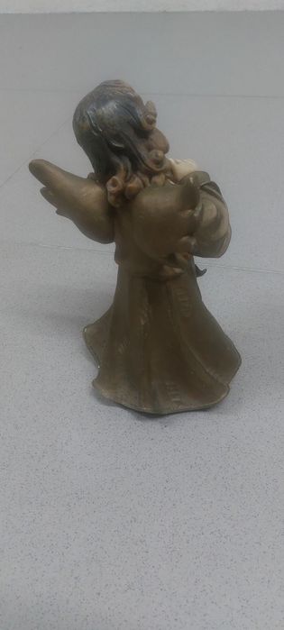 Estátua anjo com violino