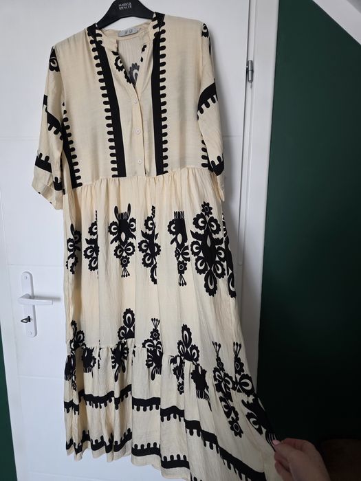 Cudna sukienka boho folk 44 46 komunie wesela