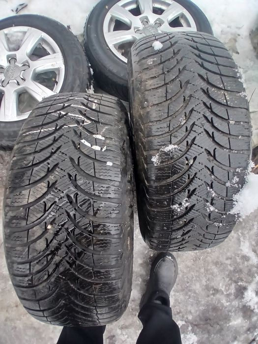 Колеса ауді Audi а4б8 R16 5×112 з зимнею резиною