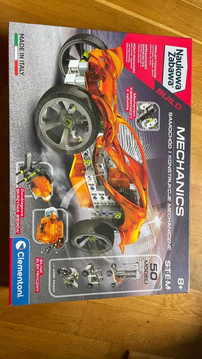Clementoni Mechanics Samochód i Konstrukcje Mechaniczne NOWE