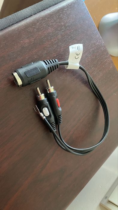 Adaptador/Cabo 5Din para RCA