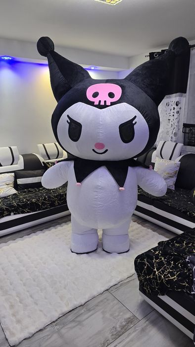 Wynajem żywej maskotki biały miś Stitch Angel Kuromi Panda sticz