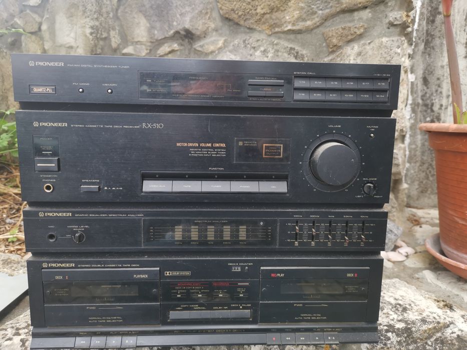Aparelhagem Pioneer RX-510 vintage