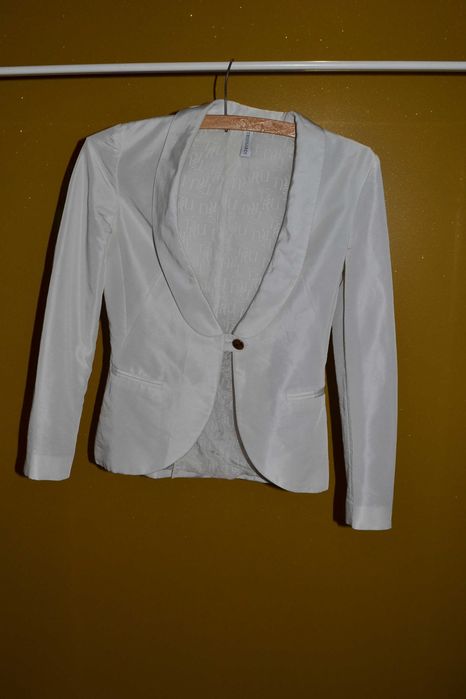 Żakiet marynarka biała Trussardi XS 34 S 36 M 38