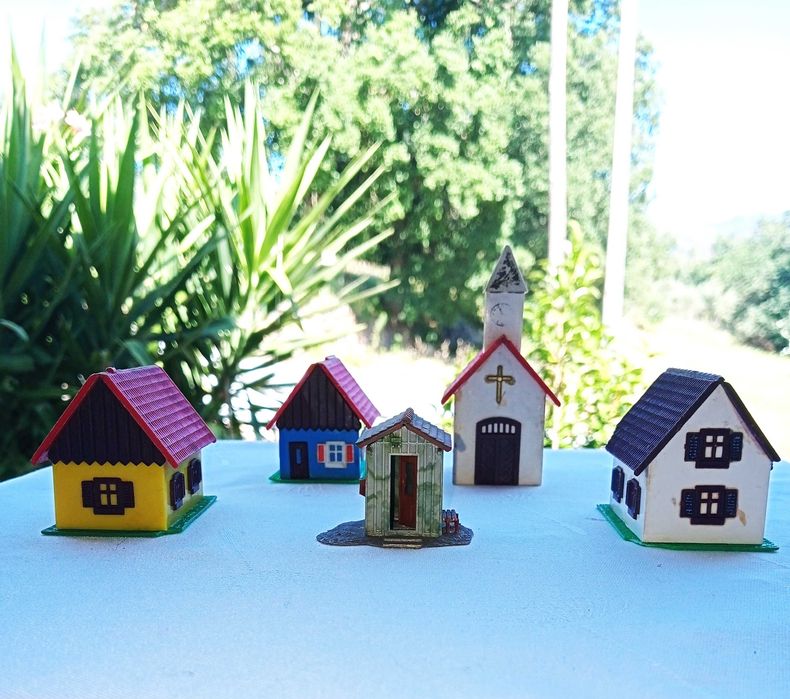 FALLER, HOFFMAN, 5 casas para maquetes