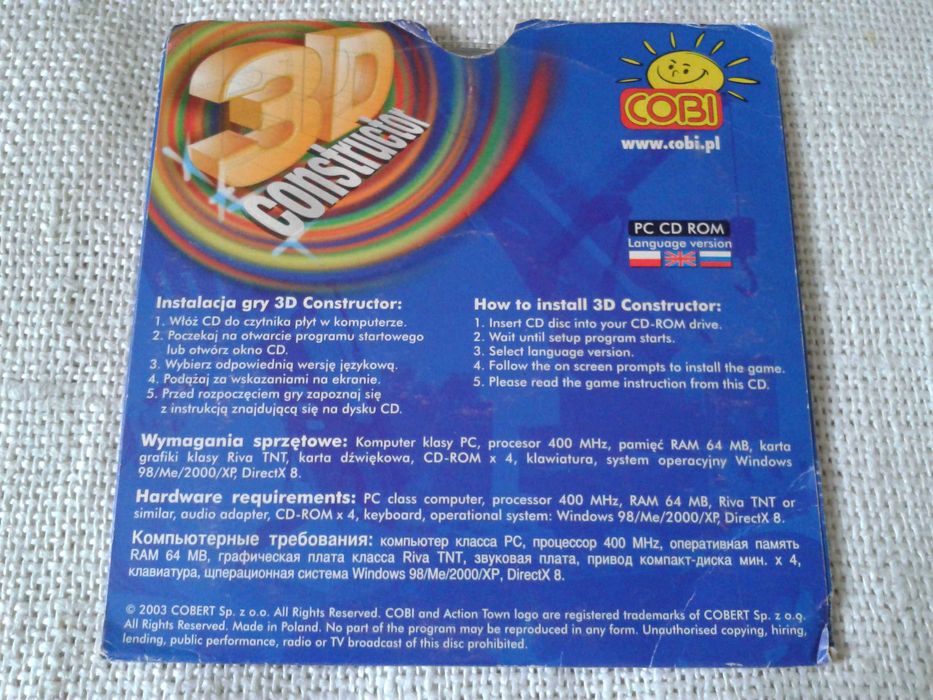 3D Constructor, Cobi  PC PL