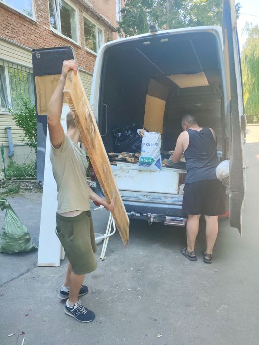 Вивіз сміття Вінниця низькі ціни вивіз старих меблів Вивоз мусора погрузка в авто