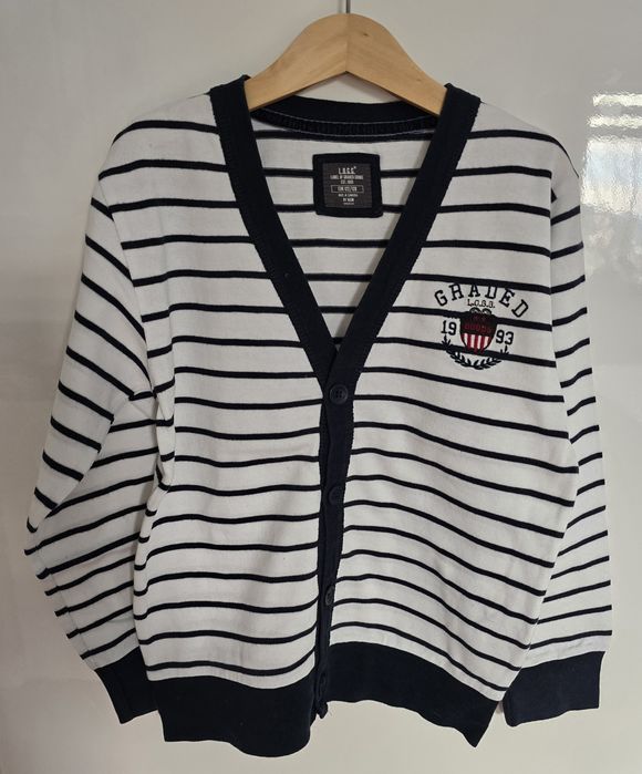 H&M-rozpinany sweterek dla chłopca r.122/128cm