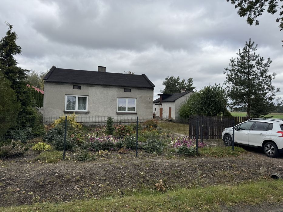 Działka 3002 m² z domem i budynkiem gospodarczym – Komadzyn, gmina Kutno