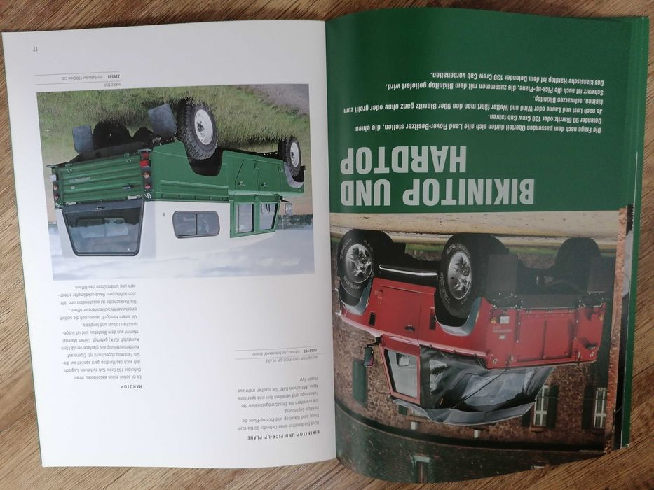 Prospekt Land Rover Defender Wyposażenie dodatkowe.