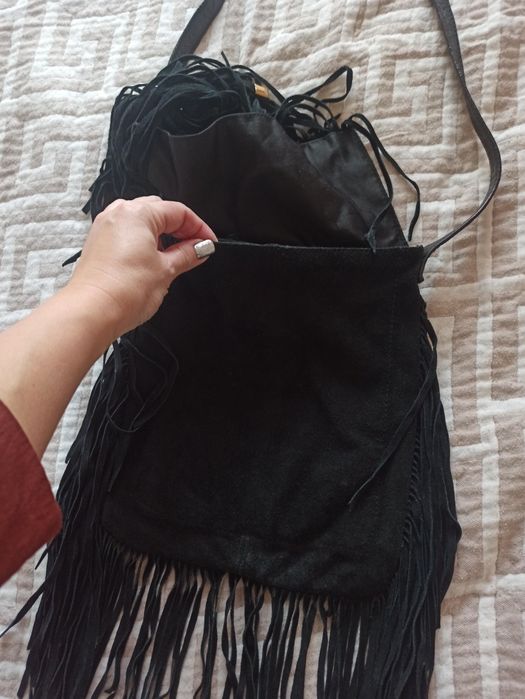 Сумка River island замшева
