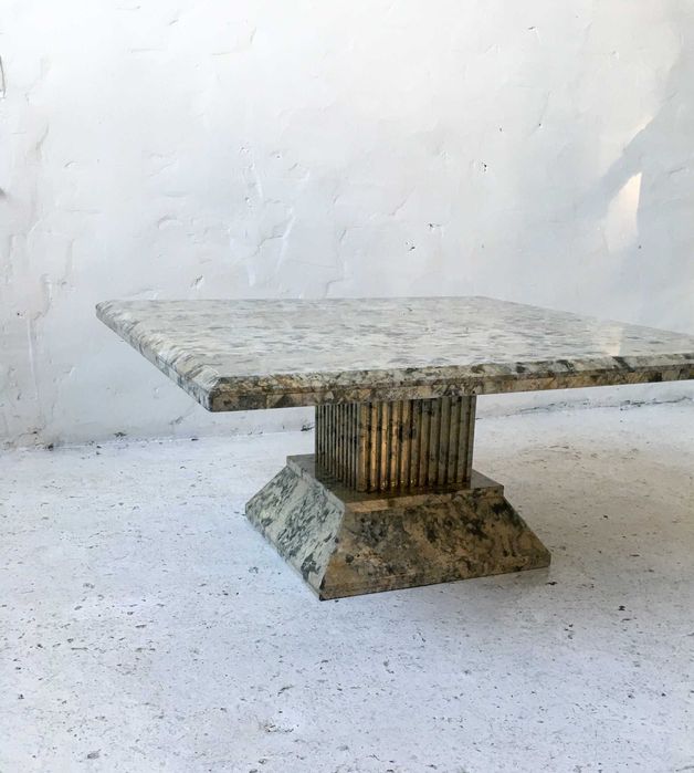 Stolik marmurowy lata 70 80 vintage design #101
