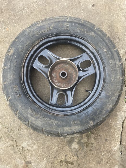 Шина+диск разом! Хонда,Honda Колесо на мопед, скутер 3.50-10
