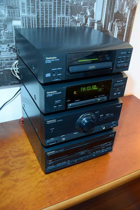 Mini Aparelhagem Technics Preta