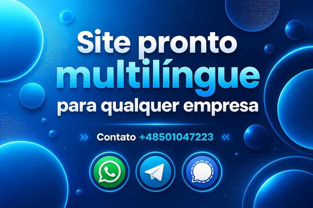 Vendo site multilingue para cabeleireiro por 150 euro