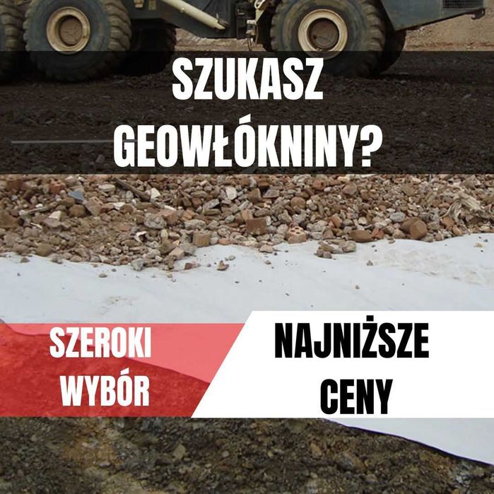 Geowłóknina Włóknina Drogowa Mata Seperacyjna Geotkanina
