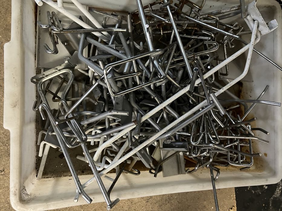 Ganchos Preçários para lojas , etc... 33cm ou 30cm comprimento