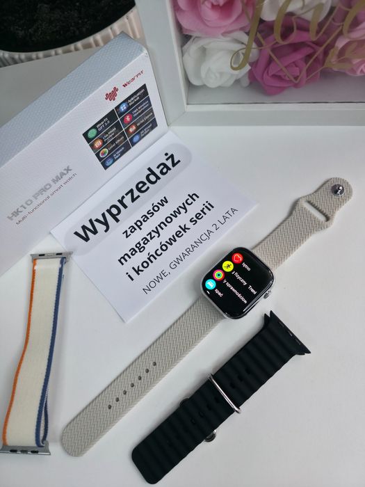 Smartwatch Pro Max Gen 5 – AMOLED 2,02”, rozmowy Bluetooth, nowy