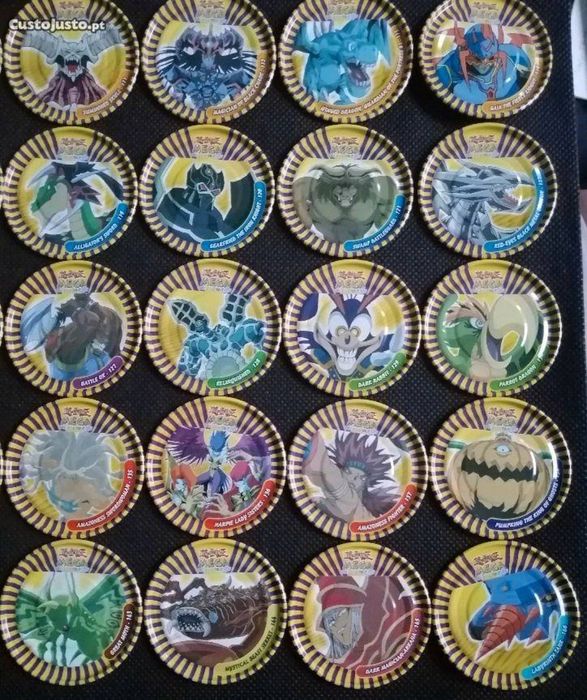 Mega tazos em metal da série Yu Gi Oh!.   Cada 0,75
Disponho dos númer