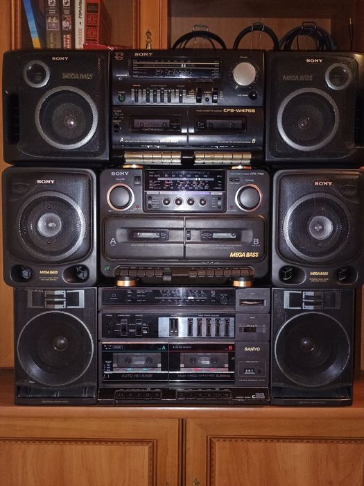 Двухкасетная магнитола  SONY CFS-W475S и SONY CFS- 715S made in Japan