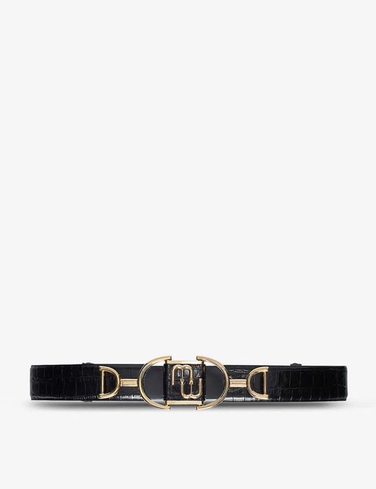 Шкіряний ремінь (пояс) від Maje (Sandro), оригінал, чорного кольору.