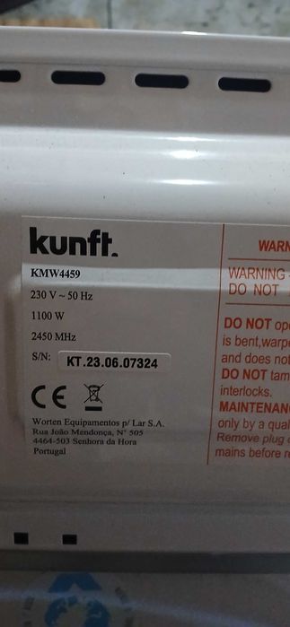 Microonda Kunft 20L