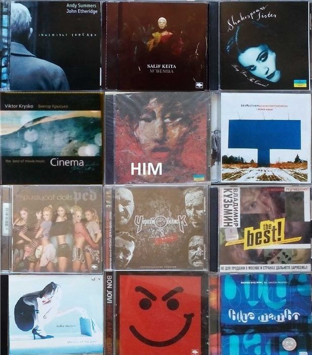музыкальных дисков CD Лицензия rock pop jazz indie разные стили