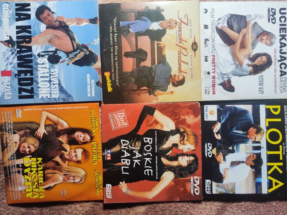 Zestaw 75 płyt DVD/CD filmy