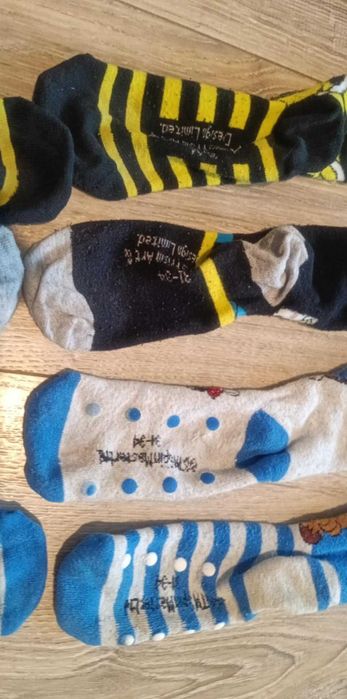 skarpetki dziecięce 31-34 - 8 par, w tym 2 z abs psi patrol, grubsze