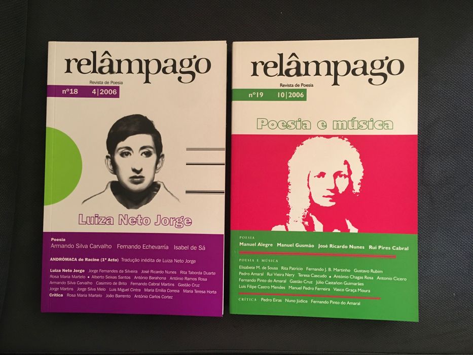 Relâmpago. Luiza Neto Jorge.  Poesia e Música