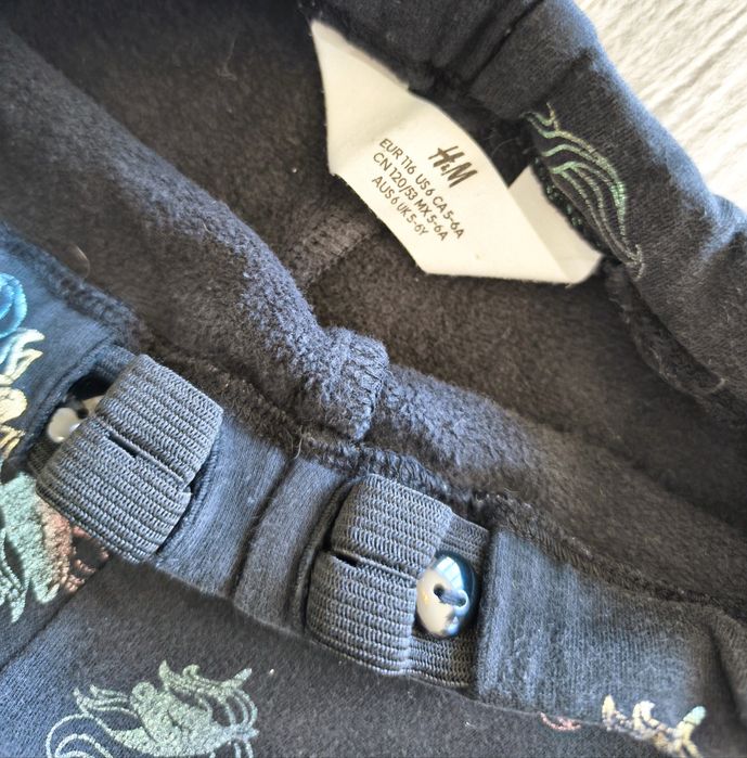 H&m legginsy jednorożce 116