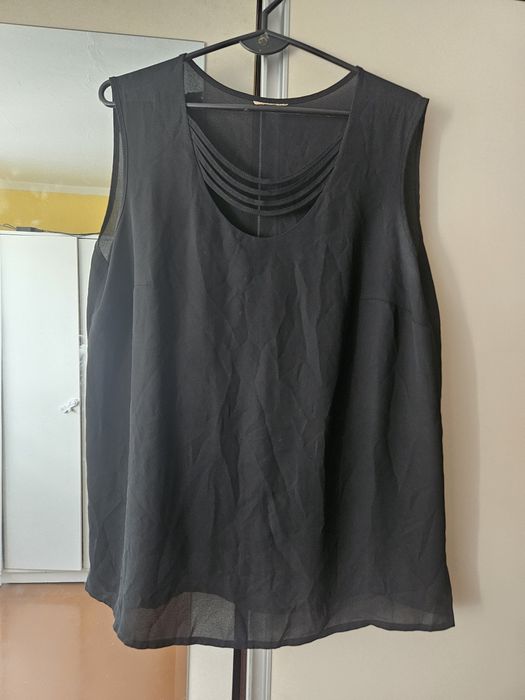 Letnia bluzka damska r.42 XXL czarna