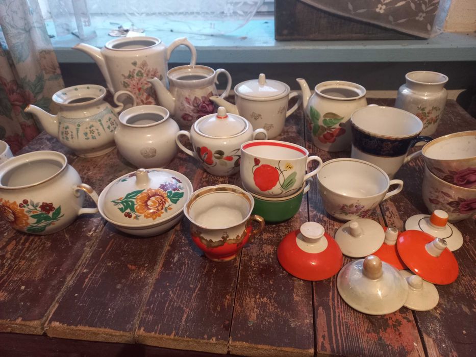 Фарфор радянський посуд заварник молочник