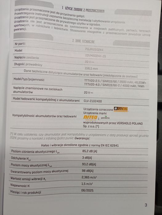 Mini pilarka Aku komplet