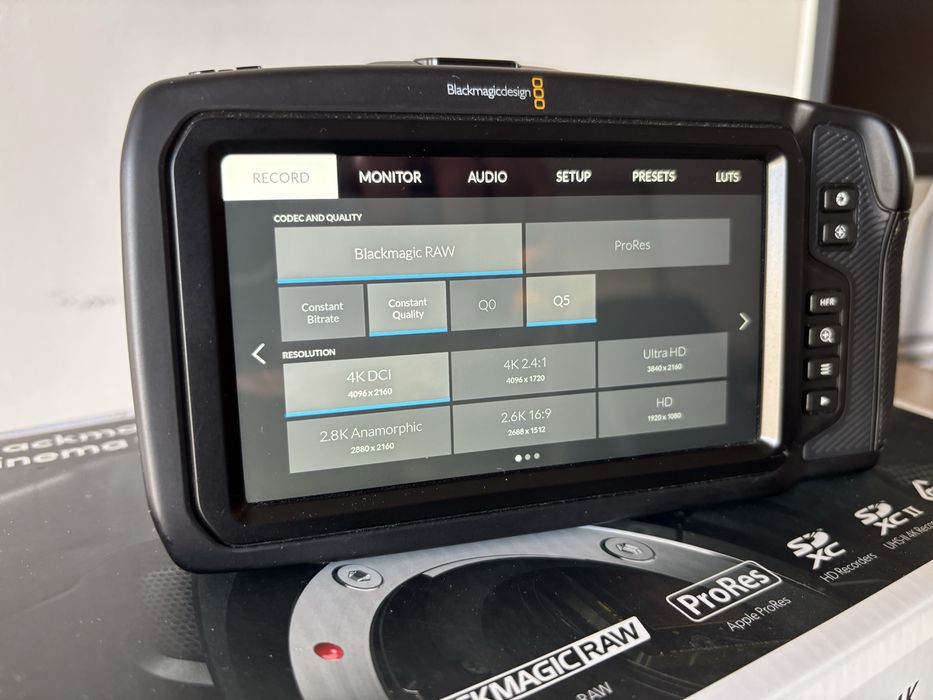Blackmagic Pocket Cinema Camera 4k