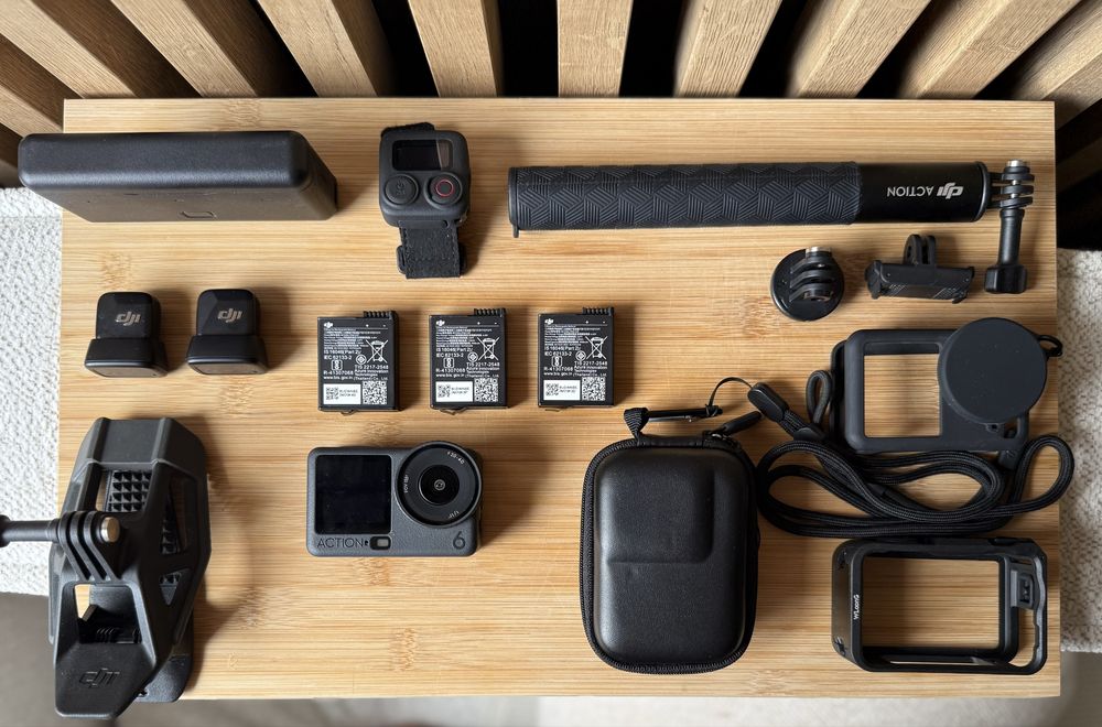 DJI ACTION 6 - bogaty zestaw - nowy
